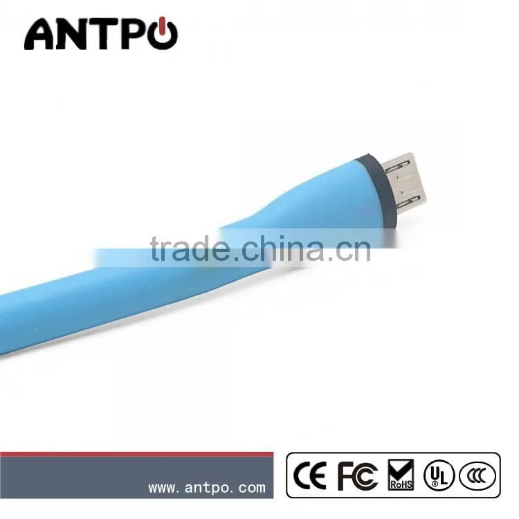 Fast charging bendy usb cable for android charger cable