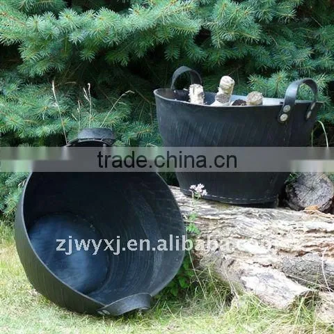 strong Tire buckets,recycle rubber buckets,garden storage buckets