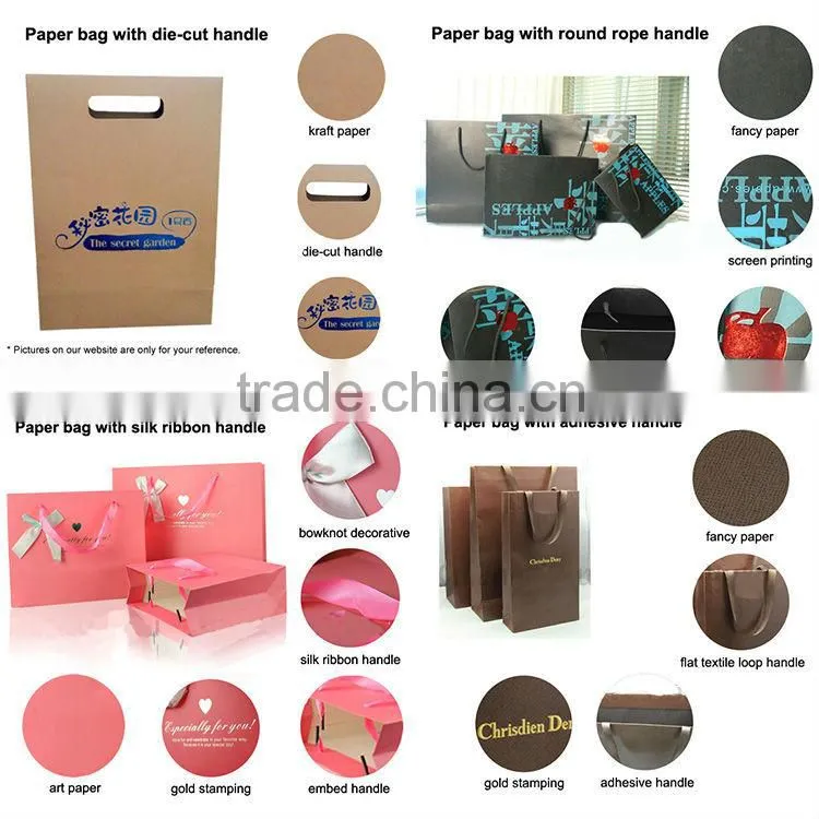 Eco friendly handmade Kraft paper hair packaging bag