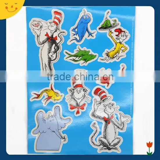 Paper/wooden puzzle fridge magnet for children