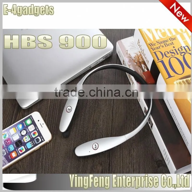 Bluetooth headset HBS-900 CSR 4.0 high quality voice, New handsfree sport wireless headset for iphone for samsung for HTC