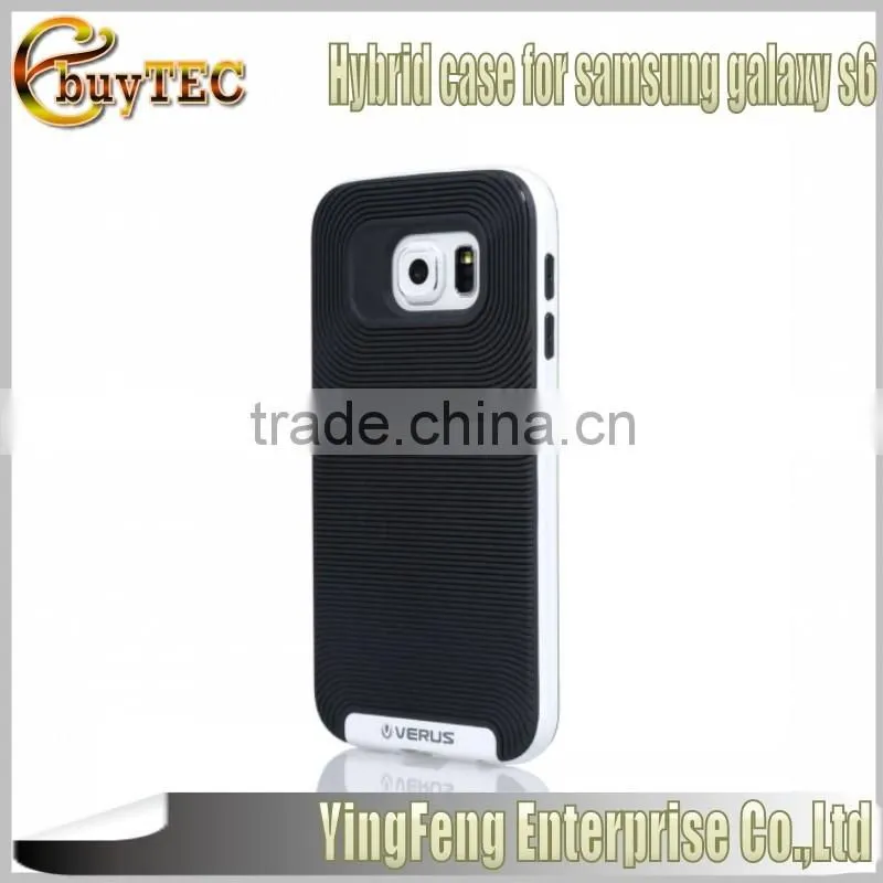 Alibaba china Hot Selling Crucial Bumper Dual Layer case for samsung s6, for samsung s6 case with 10 colors