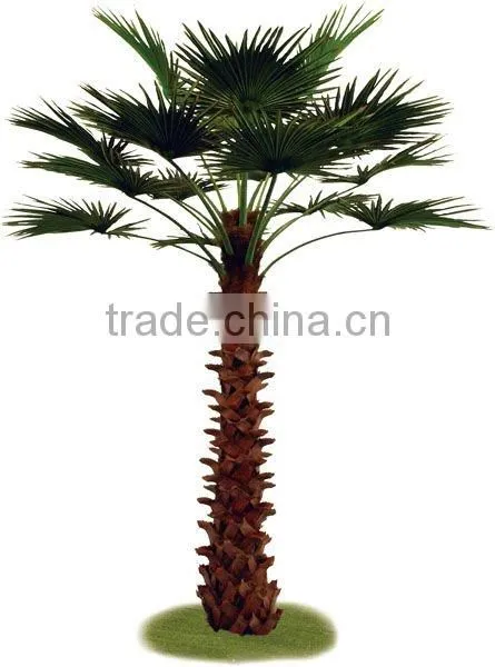 Artificial indoor palm tree