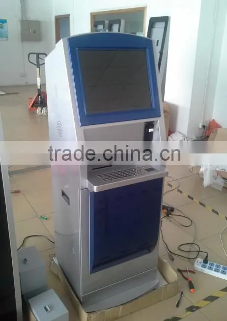 Credit Payment Kiosk with Card Reader; Cash Payment Kiosk with Bill Acceptor; Self Payment Kiosk