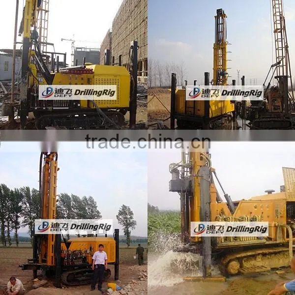 400m Dfq-400 DTH Portable Used Water Bore Well Drilling Machine Prices for Sale with Air Compressor