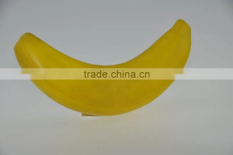 Custom PU yellow banana stress ball toys for sale