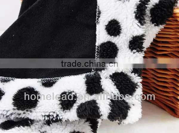 costom super soft thick baby micro sherpa blanket with fleece