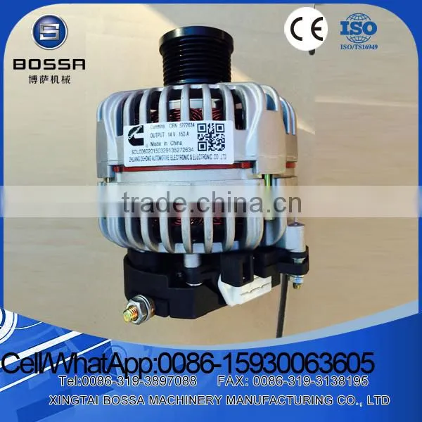 Hot Sale Foton truck Engine spare parts ISF3.8 Alternator d 14V 120A