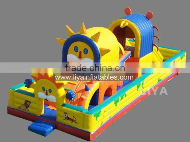 giant inflatable amusement park, commercial inflatable fun city, outdoor kids inflatable playground
