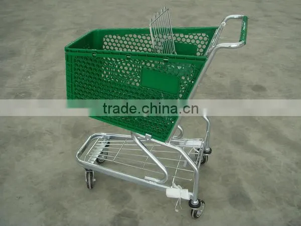 Plastic Shopping Trolley 100L