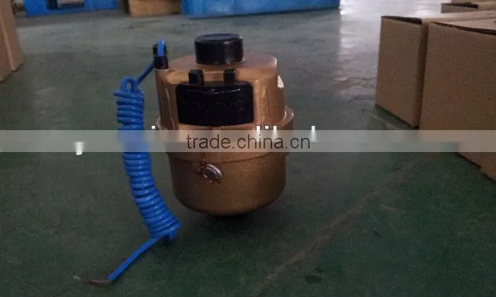 Medidor de agua volumetrico de piston rotativo