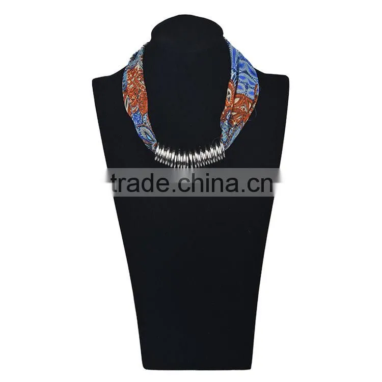 2016 new collections heart shaped pendant jeweled shawls scarves