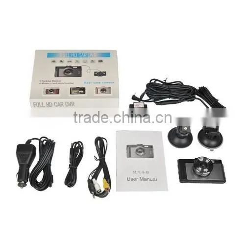 3.0 inch HD1080P 5.0MP dual camera car dvr full hd 1080p car camera