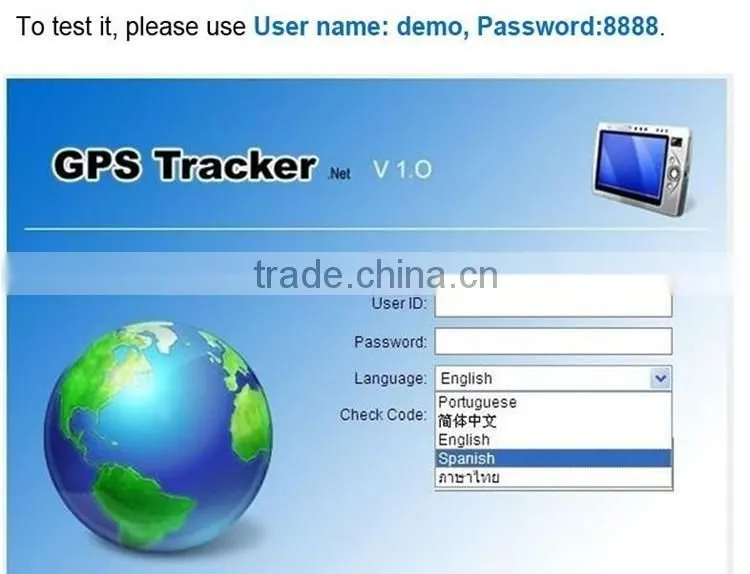 GPS304B Real time Quad band Google maps link Motorcycle GPS tracker