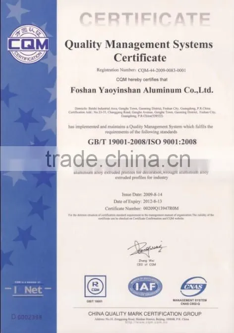 High Quality Aluminium Hanging Clothes Tube Profile By Guangdong Foshan City