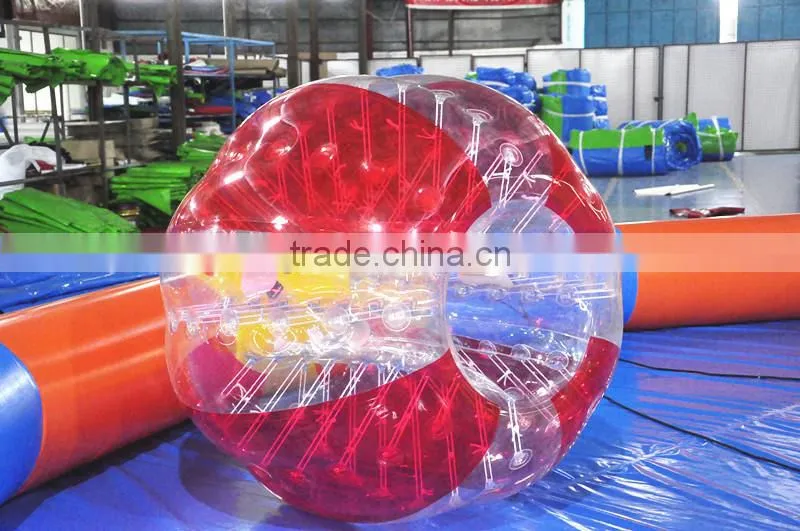 1.5m TPU human inflatable bumper bubble ball for adult