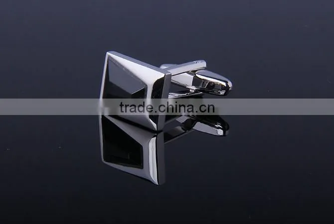 Black/Red/Purple Color Crystal inlaid cufflink