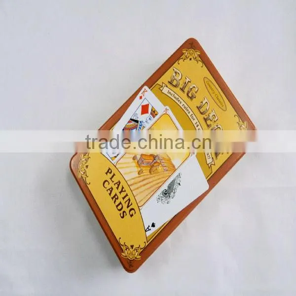 wholesale cartoon decoration rectangle tin can for food