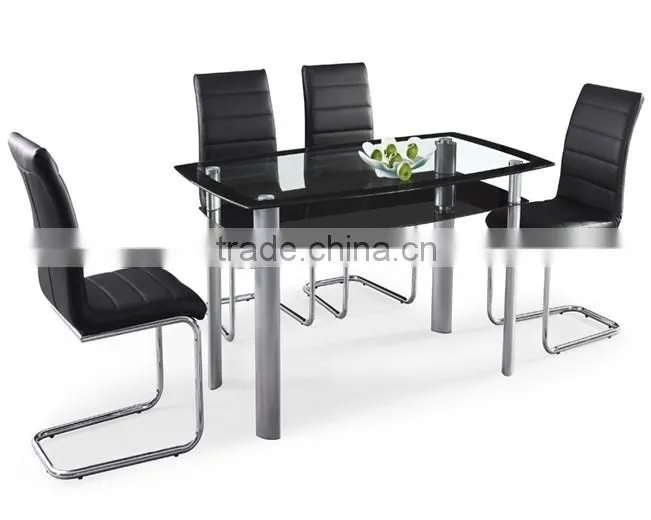 Modern glass dining table and chair in Dining Room Sets