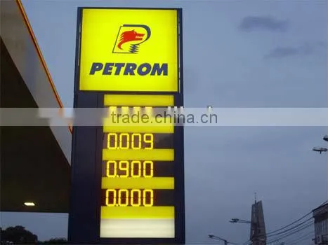 green 12'' 8.889/10 digital numbers gas/oil/petrol station price led display