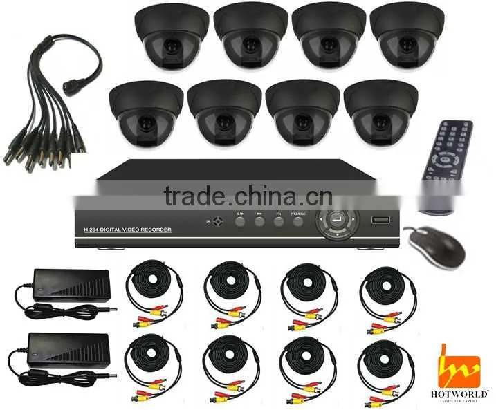 indoor security camera dvr kit 8ch cctv dvr kit