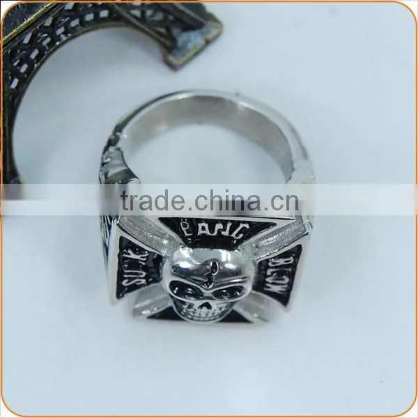 Cheap Mens The Expendables Engraved Skull Ring