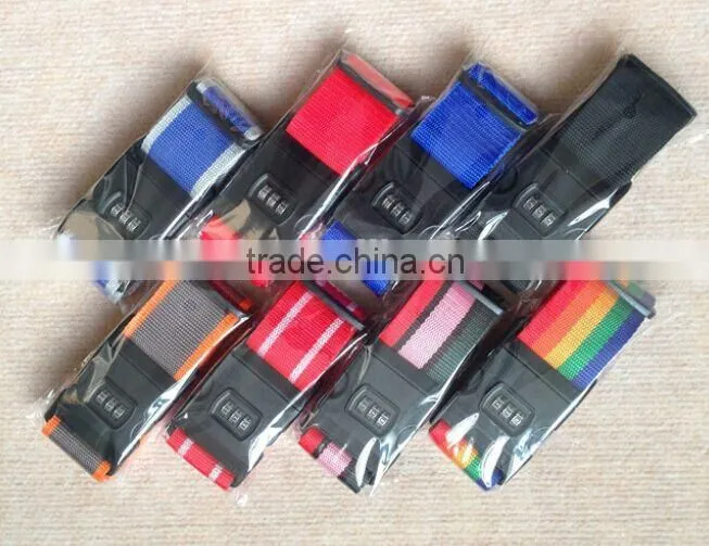 5 colors And Red Password luggage belt
