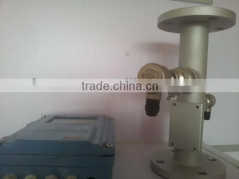 Boocca High viscosity liquid media wedge flow sensor