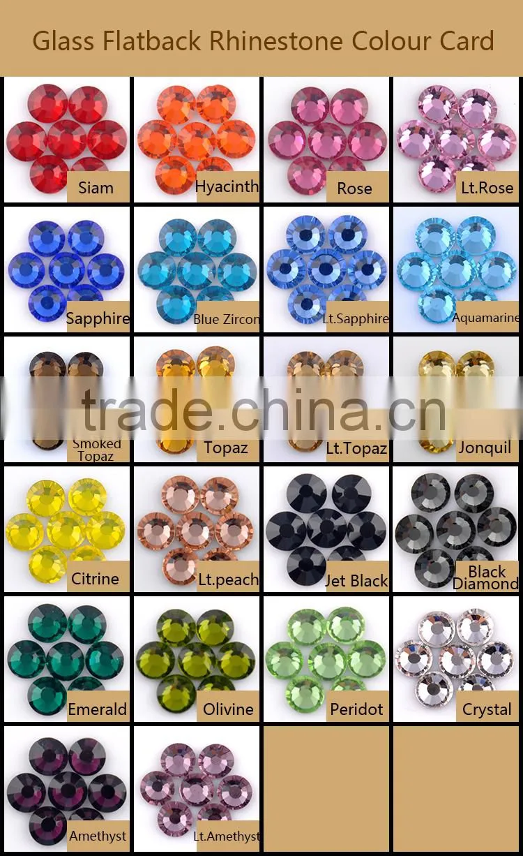 Night queen brightly outlook Glass Flatback Rhinestone
