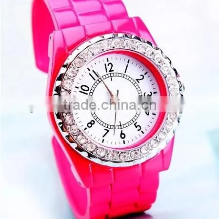 Hot!!! Fashion Diamond stone ceramic watches ,trend Diamond stone ceramic watches factory