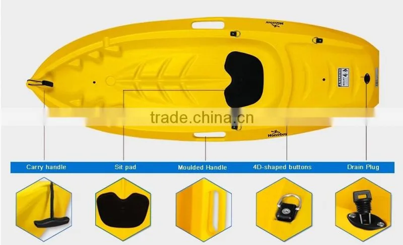 Popullar! Single Person Plastic Pool Boat For Kids Present