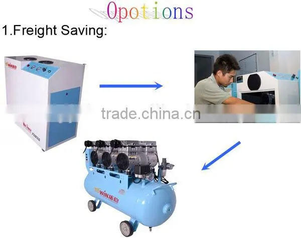 3hp oilless air compressor with 80L air tank