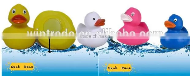 Cheap floating race rubber bulk plastic inflatable bath yellow duck