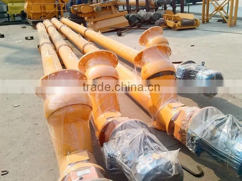 Screw conveyor for silo cement