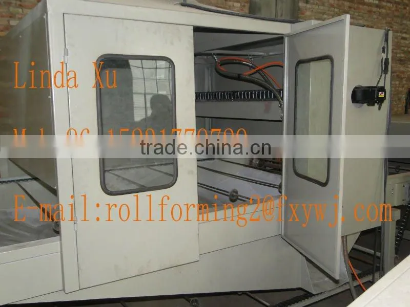 Stone coated roof tile making machine