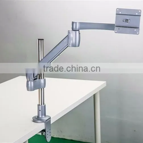 Metal Standard Aluminum Material Flexible Desk Clamp Mount Lcd Table Stand Holder Folding Bracket