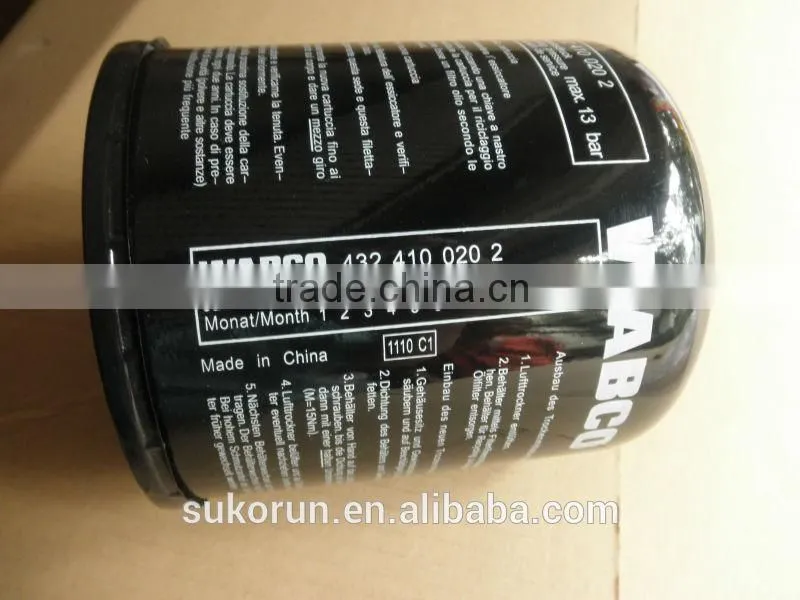 air dryer filter 4324100202