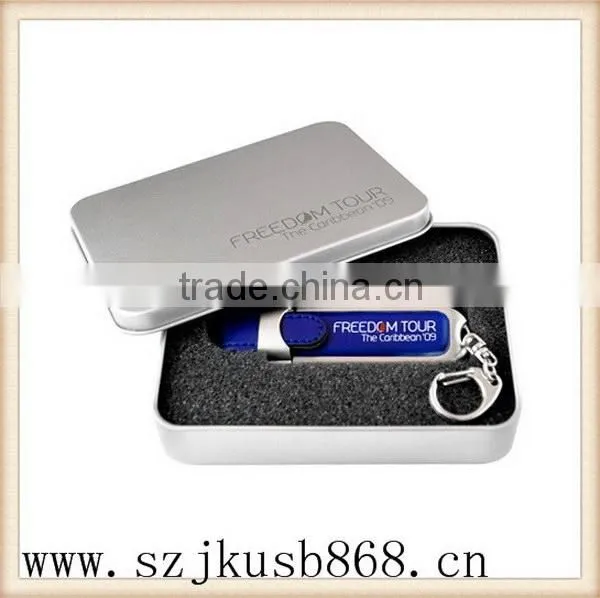 Most popular useful oem gift leather usb flash drive
