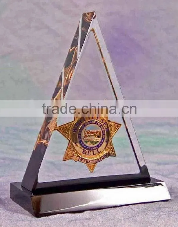 New hot sell crystal trophy crystal star awards