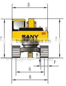 SANY mini excavator SY35U