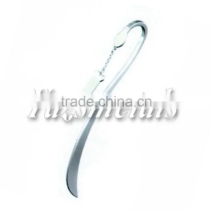 simple silver bookmark for wholesale