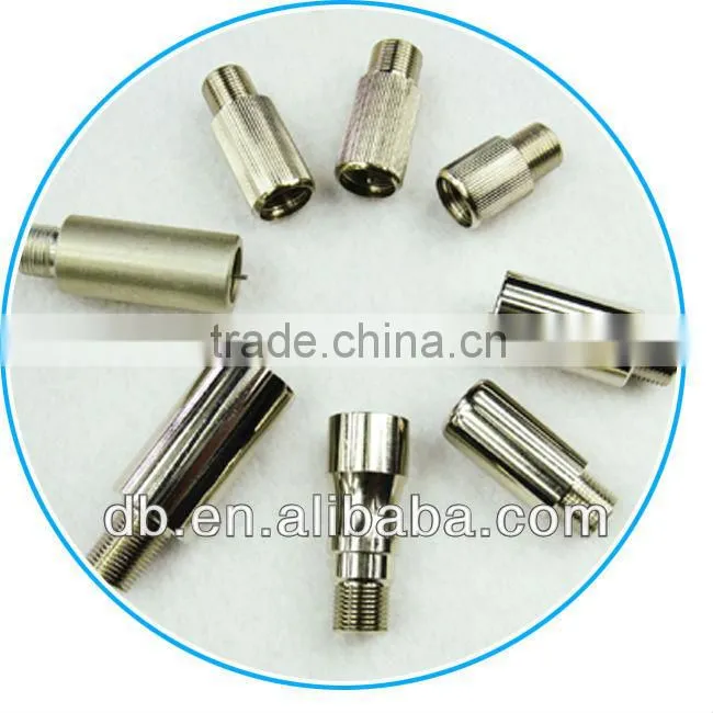 catv brass f coaxial cable termination lock