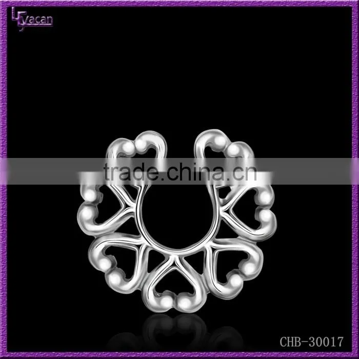 Magnetic Vintage Hearts decoration for piercing nipple
