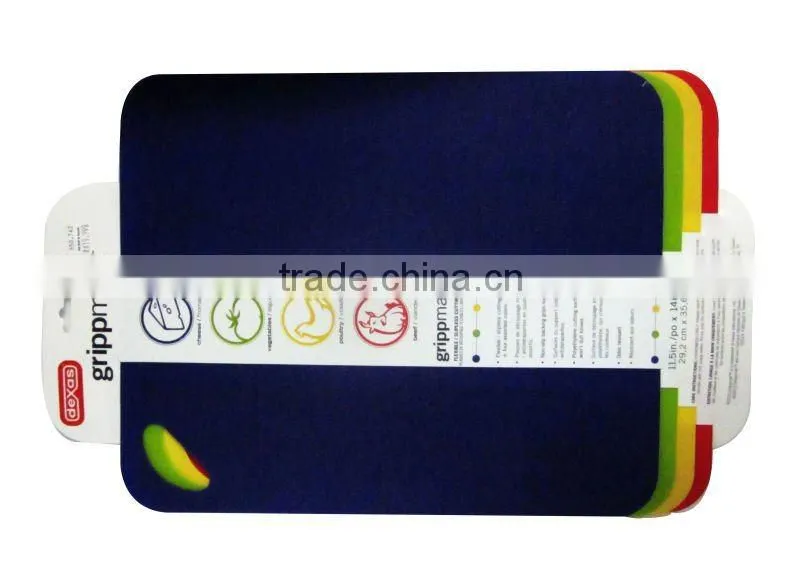 flexible plastic chopping mat/cutting board