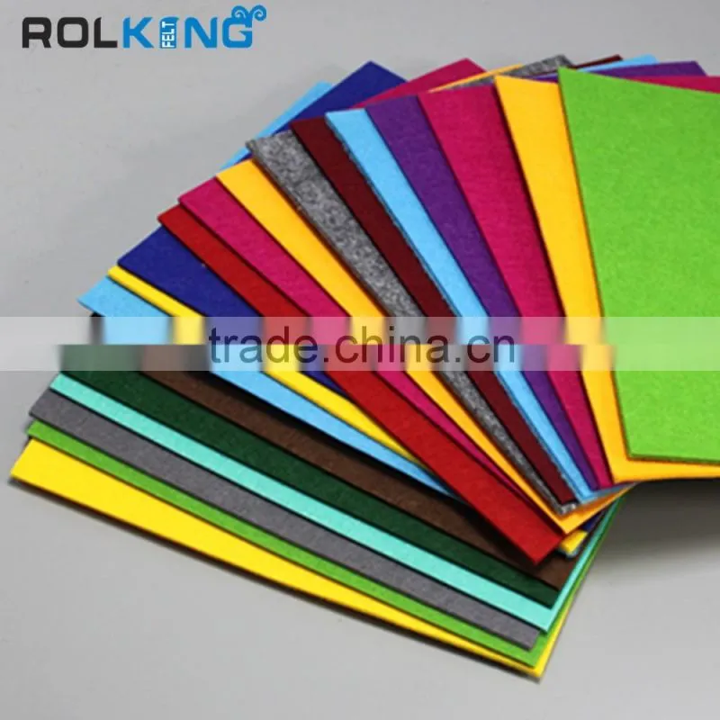 wholesale 100% needle color polyester felt