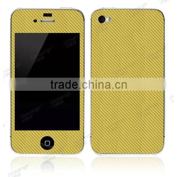 Carbon fiber skin for iphone 5