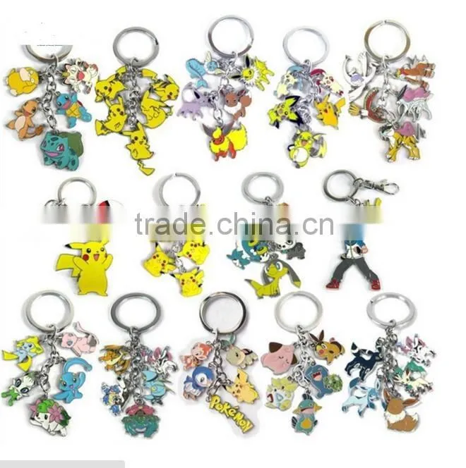 Pokemon Custom Keychain pokemon metal keychain