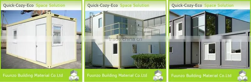 Comfortable Cost Efficient Plastic Timber House with Equipment