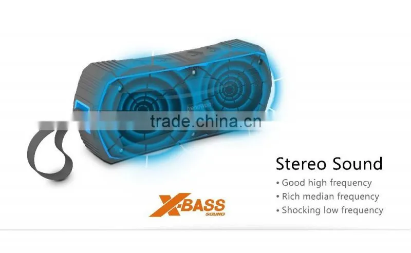 timekeeper trendwoo waterproof bluetooth speaker support hands free