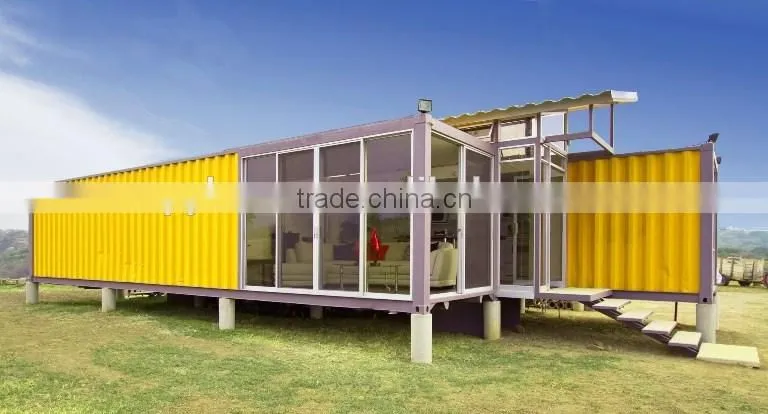 2016 China Hot Selling Home Designs Container Homes Mobile Luxury Prefab Container Houses